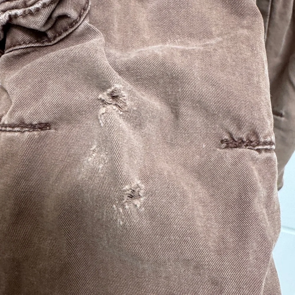 Old Navy 2T Girls Kids'  Brown Cargo Pants with Pockets- Play Condition